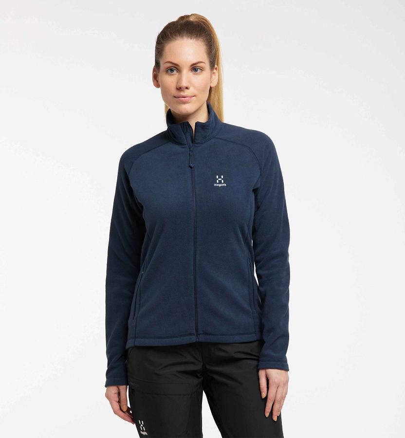 Haglöfs Astro Fleece Dark Blue For Womens PALSW4653 Australia